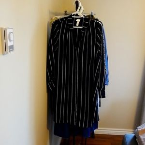 H&M brand new, long sleeve, no tag, stylish dress, can be a long blouse